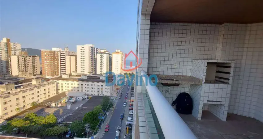 370mil entrada saldo direto - 100m do mar - apartamento de 3 dormitorios com suite localizado na guilhermina com lazer completo