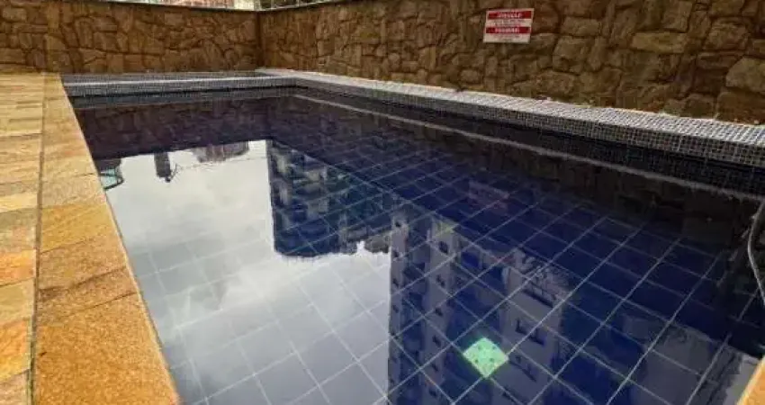 Apartamento 2 dormitórios há 100 metros da praia da vila tupi 2 quartos piscina elevador