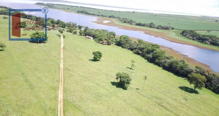 Fazenda com 203 alq. com fundo rio tiete na região  de araçatuba