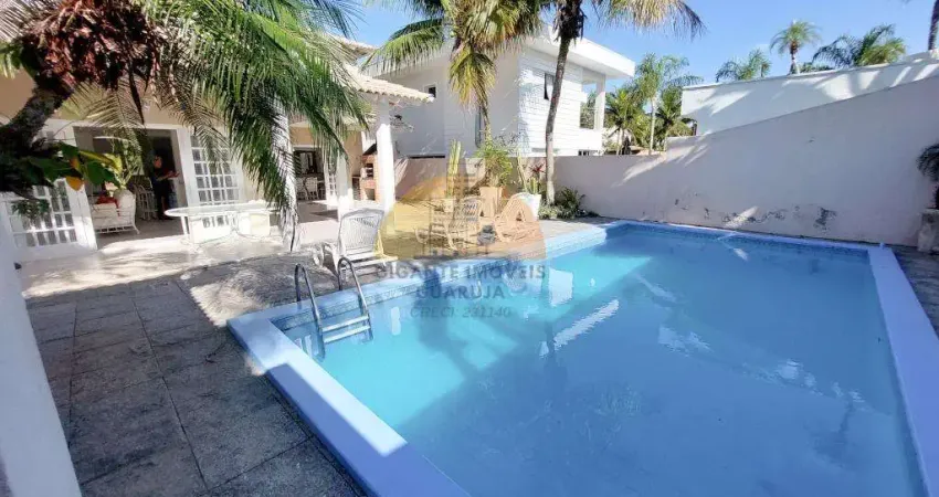 Casa em Condomínio para Locação em Guarujá, Jardim Acapulco, 4 dormitórios, 2 suítes, 5 banheiros