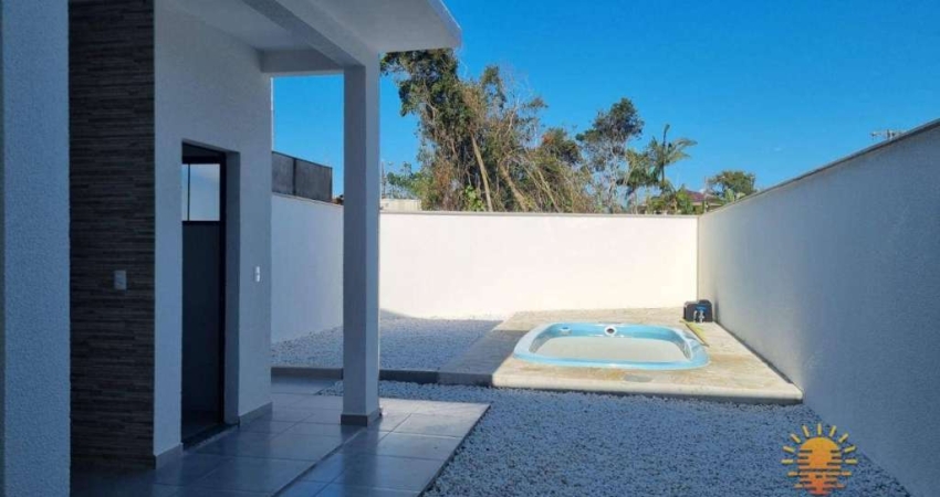 Casa com 3 dormitórios à venda, 89 m² por R$ 520.000,00 - Rosa dos Ventos - Itapoá/SC