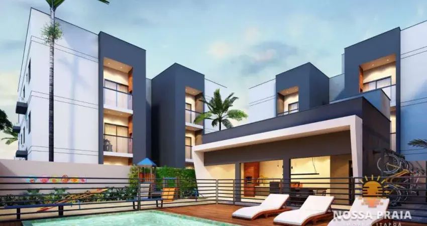 Apartamento com 2 dormitórios à venda, 52 m² por R$ 289.000,00 - Jardim da Barra - Itapoá/SC