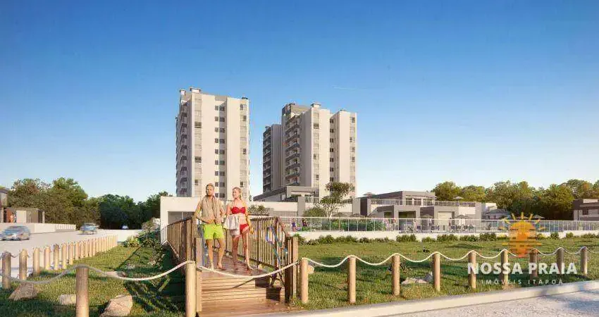 Apartamento com 2 dormitórios à venda, 83 m² por R$ 934.207,60 - Princesa do Mar - Itapoá/SC