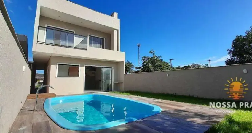 Sobrado com 3 dormitórios à venda, 140 m² por R$ 734.900,00 - Volta Ao Mundo I - Itapoá/SC