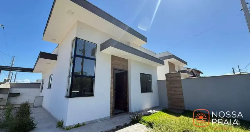 Casa com 2 dormitórios à venda, 59 m² por r$ 380.000,00 - volta ao mundo i - itapoá/sc