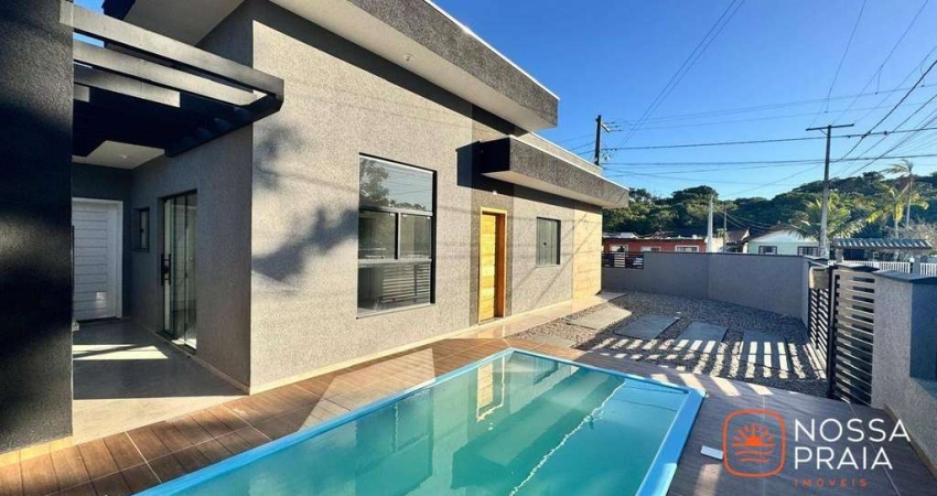Casa com 3 dormitórios à venda, 76 m² por R$ 480.000,00 - Itapoá - Itapoá/SC
