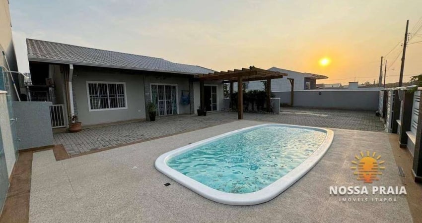 Casa com 4 dormitórios à venda, 190 m² por R$ 825.000,00 - Itapema do Sai - Itapoá/SC