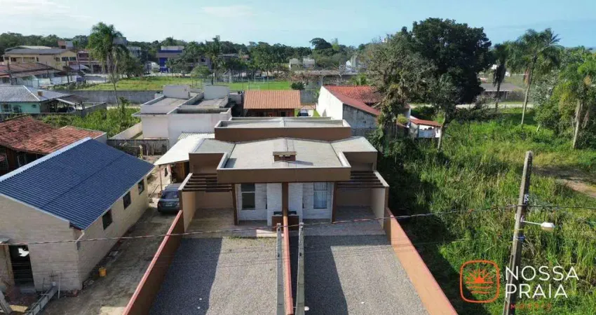 Casa com 3 dormitórios à venda, 81 m² por r$ 390.000,00 - praia figueira pontal - itapoá/sc