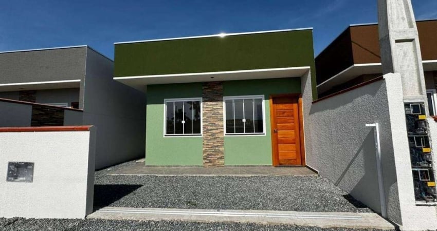 Casa com 2 dormitórios à venda, 52 m² por R$ 250.000,00 - Itapema do Norte Gleba II - Itapoá/SC