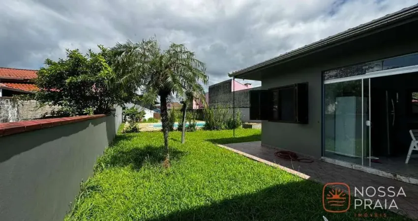 Casa com piscina e edícula – 400m do mar em balneário cambiju! itapoá sc