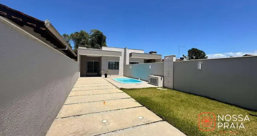 Casa com 3 dormitórios à venda, 80 m² por r$ 510.000,00 - praia das conchas - itapoá/sc