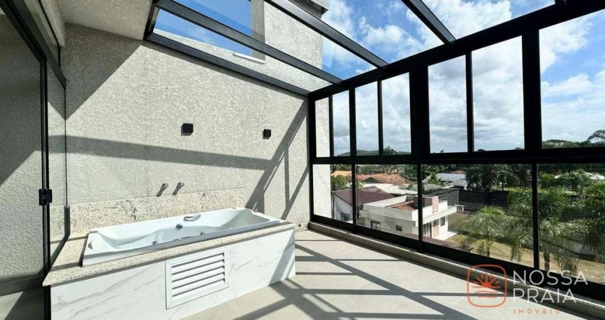 Cobertura a apenas 300 metros do mar à venda, 147 m² por R$ 620.000 - Princesa do Mar - Itapoá/SC