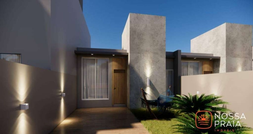 Casa com 2 dormitórios à venda, 55 m² por R$ 300.000,00 - Princesa do Mar - Itapoá/SC