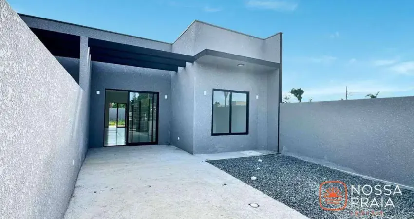 Casa com 3 dormitórios à venda, 89 m² por R$ 419.000,00 - Praia dos Veleiros - Itapoá/SC