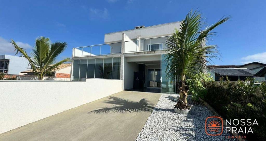 Sobrado Frente Mar com 4 dormitórios à venda, 171 m² por R$ 1.100.000 - Brasília - Itapoá/SC
