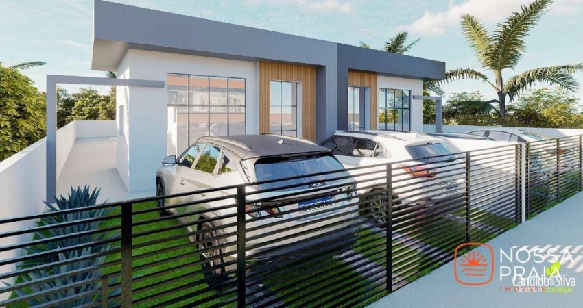 Casa com 3 dormitórios à venda, 65 m² por R$ 399.000 - Santa Clara - Itapoá/SC