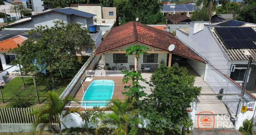 Casa com 3 dormitórios à venda, 175 m² por r$ 650.000 - cambiju - itapoá/sc