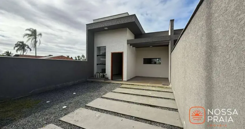 Casa com 3 dormitórios à venda, 85 m² por r$ 365.000 - brandalize - itapoá/sc