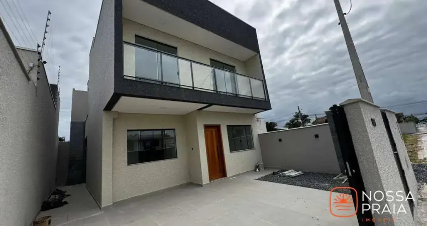 Sobrado com 4 dormitórios à venda, 114 m² por r$ 689.000 - itapema do norte gleba ii - itapoá/sc