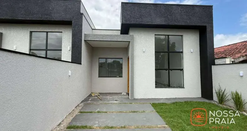 Casa com 2 dormitórios à venda, 50 m² por r$ 285.000,00 - praia do imperador - itapoá/sc