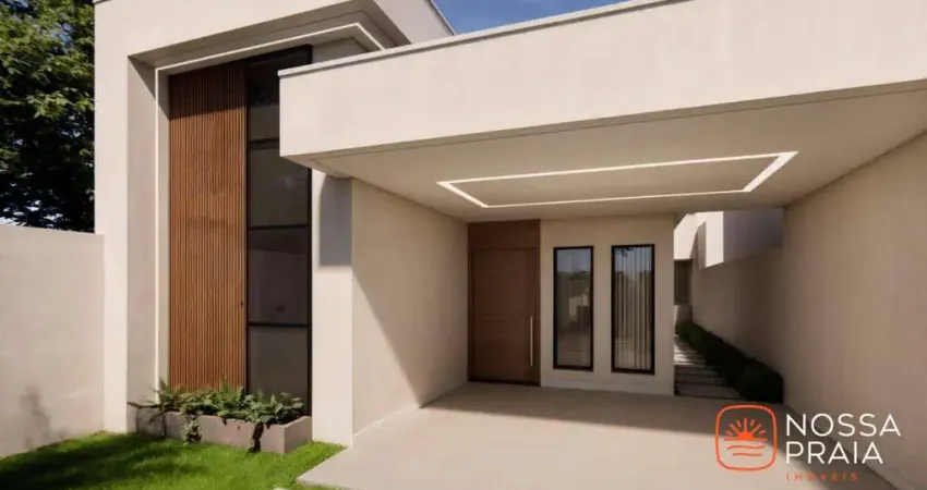 Casa com 3 dormitórios à venda, 100 m² por r$ 495.000,00 - volta ao mundo i - itapoá/sc