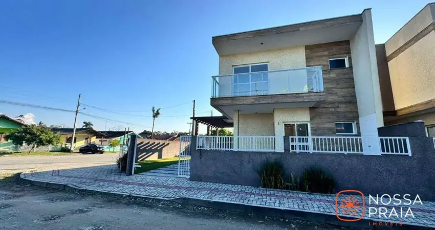 Sobrado com 3 dormitórios à venda, 93 m² por R$ 640.000,00 - Cambiju - Itapoá/SC