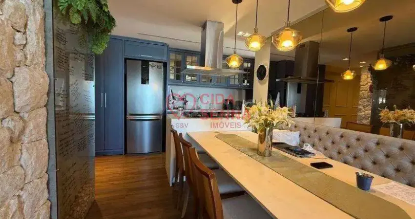 Andar alto - sacada  c/ churrasqueira - vista  mar - 2 vagas independentes