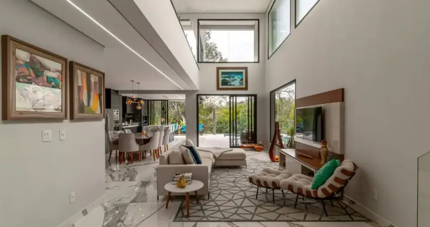 Linda, moderna e luxuosa casa em condomínio | Estuda-se propostas de permuta em apartamento de menor valor, 03 dormitórios no Campolim