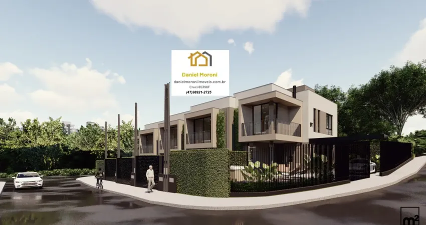 Lindo geminado com 2 suítes no bairro bom retiro em joinville