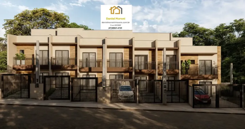 Lindo sobrado geminado com 2 suítes no costa e silva - joinville