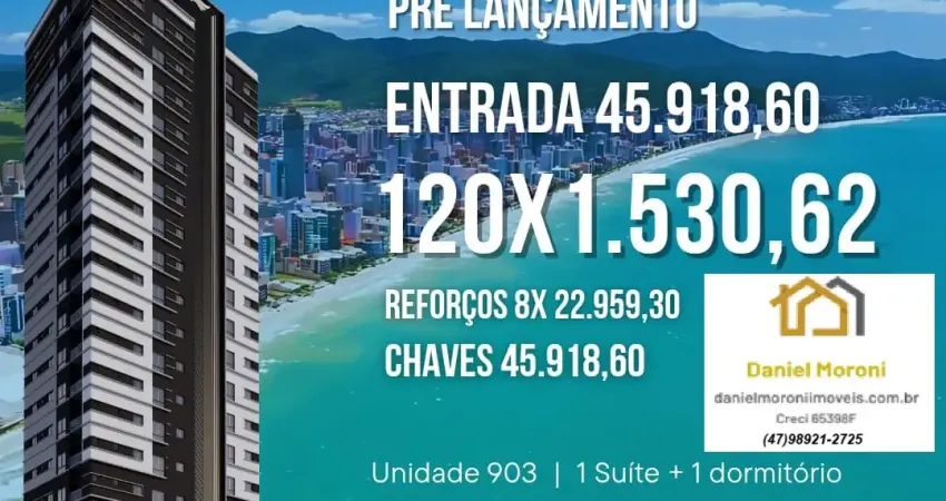 Lançamento deste lindo apartamento de 2 suítes em itapema / sc