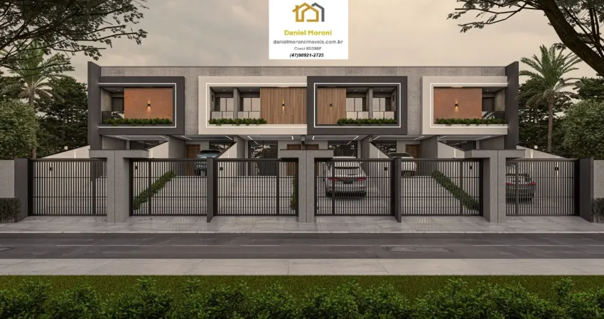 Sobrado geminado de alto padrão com 1 suíte + 2 quartos no costa e silva.