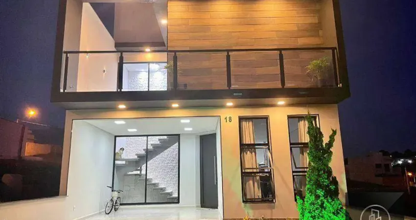 Sobrado com 3 dormitórios à venda, 148 m² por R$ 795.000,00 - Horto Florestal Villagio - Sorocaba/SP