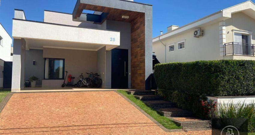 Casa com 3 dormitórios à venda, 206 m² por R$ 1.650.000,00 - Condomínio residencial Terras do Cancioneiro - Paulínia/SP
