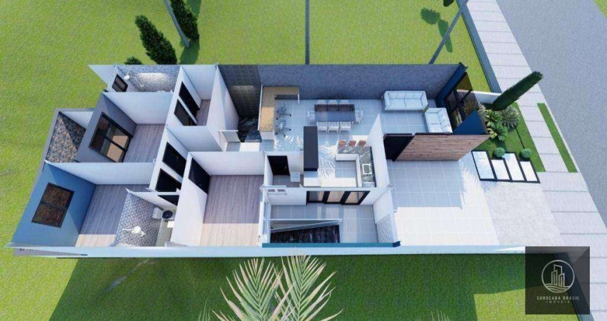 Casa com 3 dormitórios à venda, 200 m² por R$ 1.060.000 - Jardim Villagio Milano - Sorocaba/SP