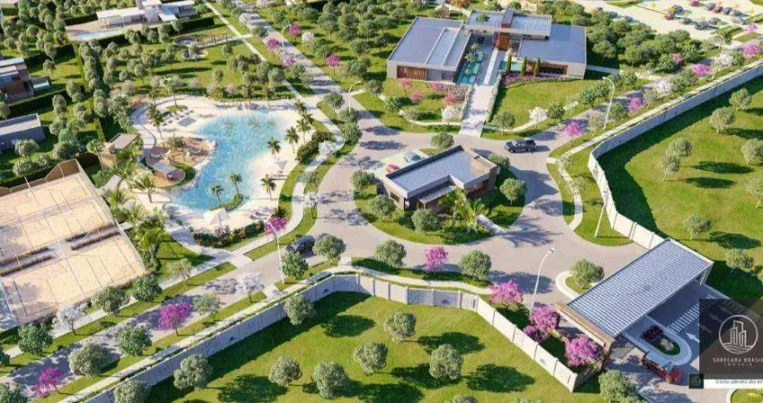 Terreno lançamento à venda, 1000 m²- Jardim Colonial I - LANÇAMENTO LAGO AZUL II - CLUBE RESIDENCIAL &amp; GOLFE -Araçoiaba da Serra/SP