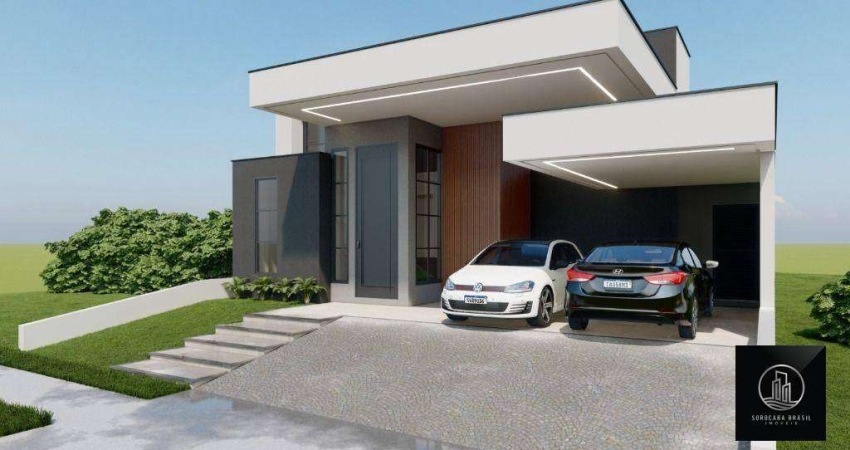 Casa com 3 dormitórios à venda, 188 m² por R$ 1.450.000 - Parque Três Meninos - Sorocaba/SP