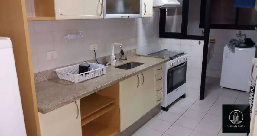 Apartamento com 3 dormitórios para alugar, 100 m² por R$ 4.881/mês -Ed. Alexandre Chauar - Jardim Emília - Sorocaba/SP