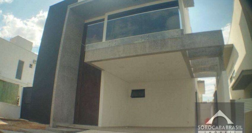 Sobrado com 4 dormitórios à venda, 300 m² por R$ 1.710.000 - Condomínio Mont Blanc - Sorocaba/SP, próximo ao Shopping Iguatemi.