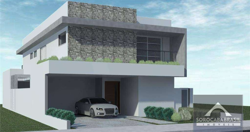 Sobrado com 4 dormitórios à venda, 288 m² por R$ 1.710.000 - Condomínio Mont Blanc - Sorocaba/SP, próximo ao Shopping Iguatemi.