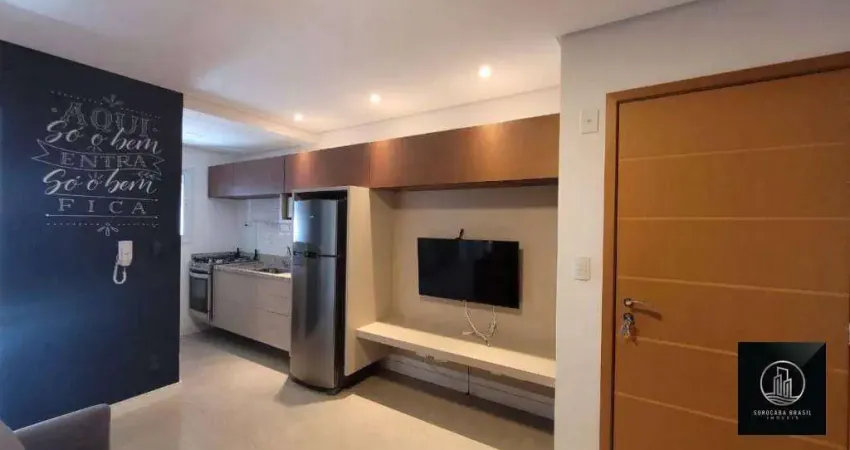 Flat com 1 suíte para alugar, 50 m² por r$ 4.300/mês - parque campolim - sorocaba/sp