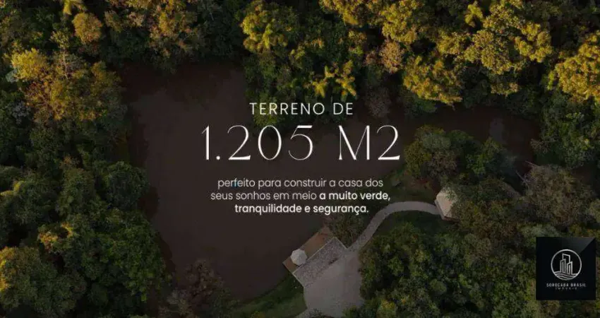 Terreno à venda, 1205 m² por r$ 750.000 - parque ecoresidencial fazenda jequitibá - sorocaba/sp