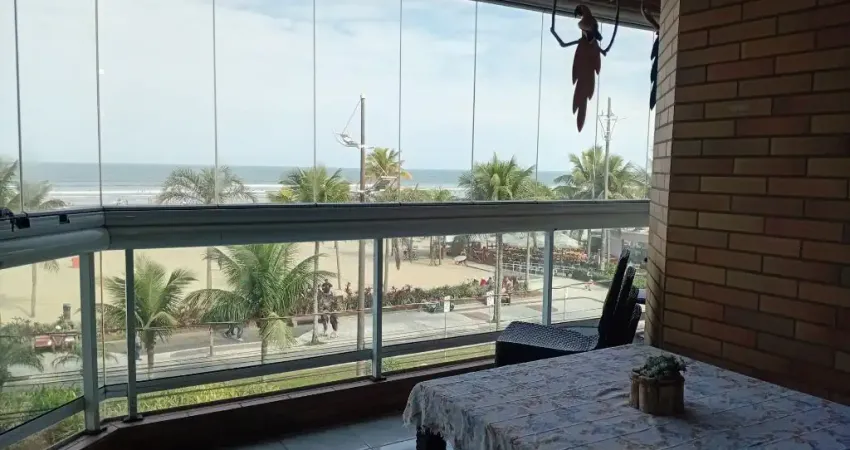 Apartamento frente mar 03 quartos, 02 suítes no Boqueirão da Praia Grande