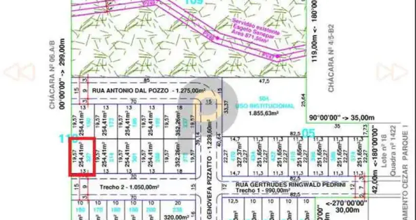 Terreno à venda no Jardim Bressan, Toledo