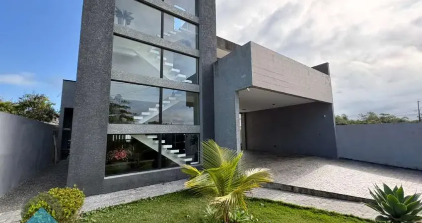 Casa mobiliada alto padrão à venda em guaratuba-pr, bairro coroados: 4 quartos, 2 suítes, 3 salas, 4 banheiros, 2 vagas, 200 m². venha conferir!