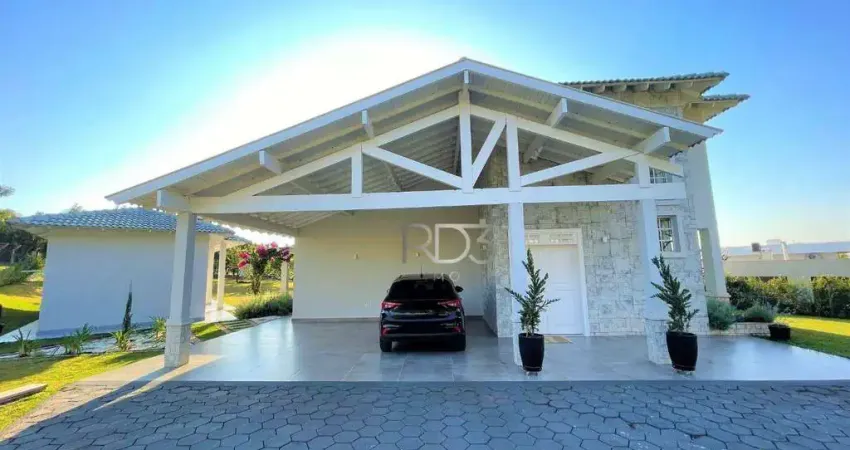 Sobrado com 5 dormitórios à venda, 360 m² por r$ 3.500.000,00 - condomínio estancia bom tempo - londrina/pr