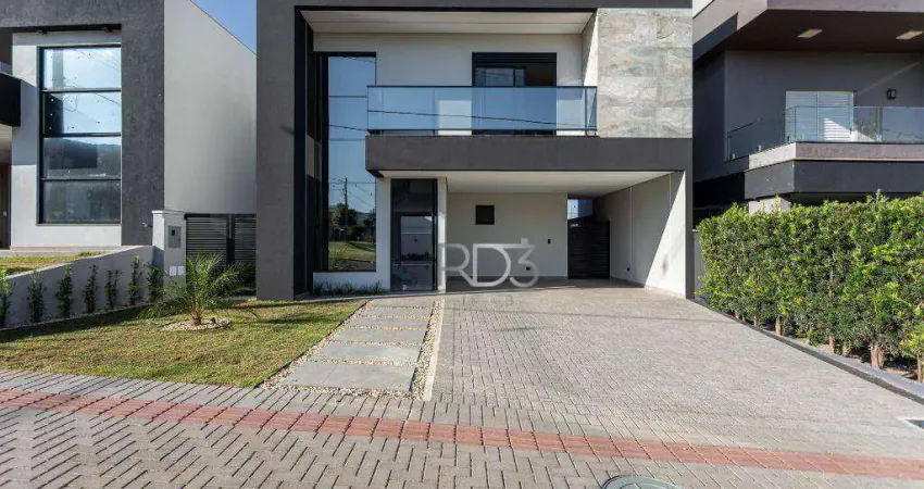 Sobrado com 3 dormitórios à venda, 196 m² por r$ 1.750.000,00 - condomínio parque tauá - araçari - londrina/pr