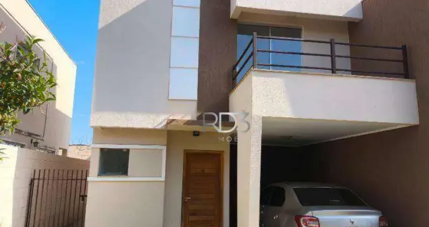 Sobrado com 3 dormitórios à venda, 108 m² por R$ 550.000 -  Condomínio Vila Hípica - Jardim Jockey Club - Londrina/PR