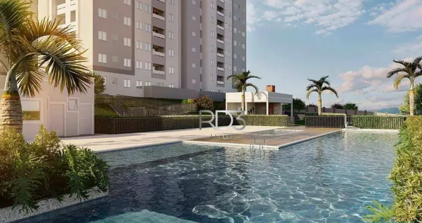 Apartamento com 2 dormitórios à venda, 44 m² por r$ 259.000,00 - paraíso - londrina/pr