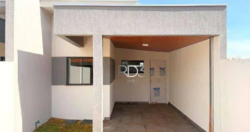 Casa com 3 dormitórios à venda, 80 m² por r$ 350.000 - jardim piazentin - londrina/pr